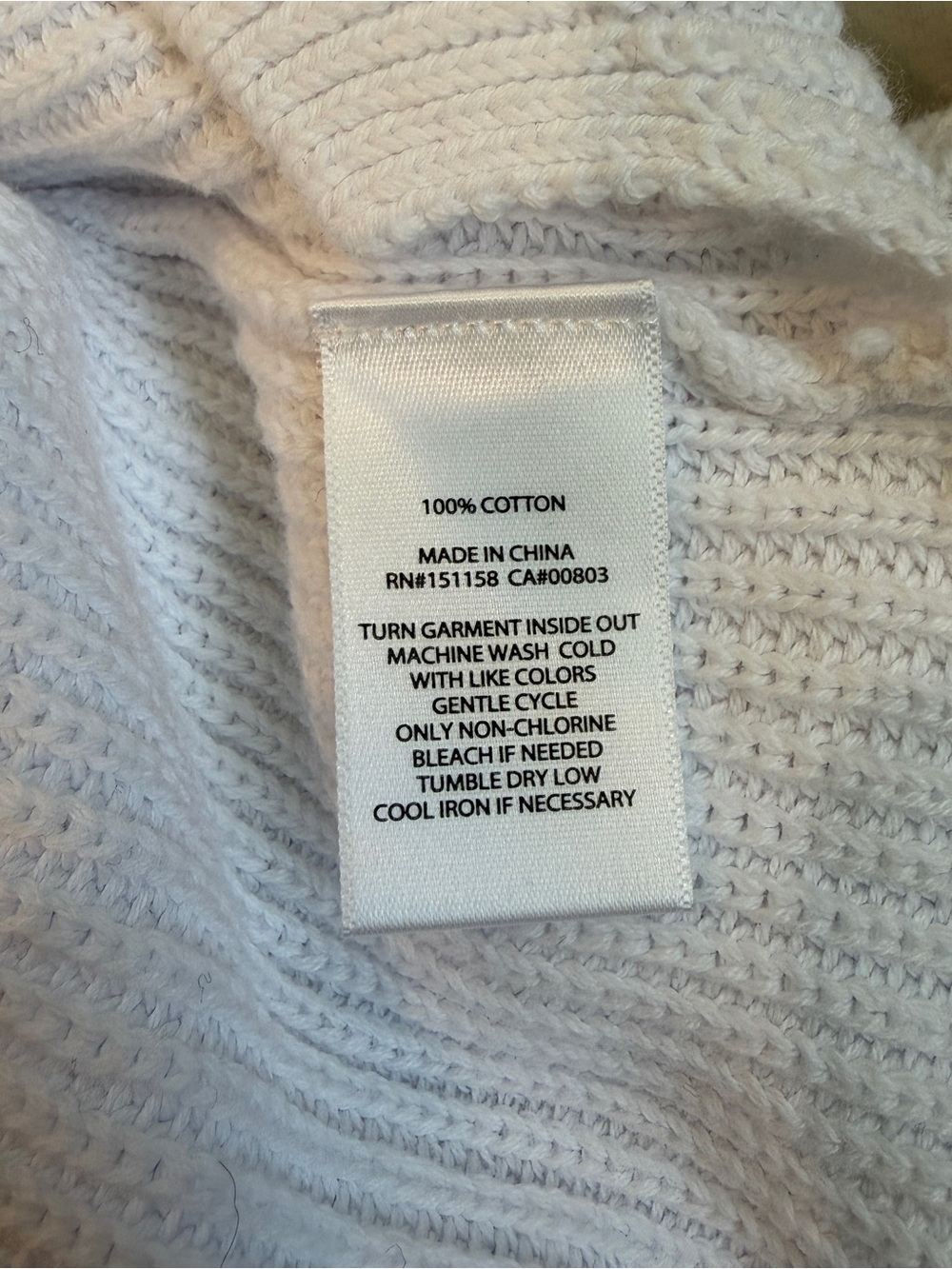 525 America EMMA: CREWNECK SHAKER STITCH COTTON SWEATER - Picture 9 of 9
